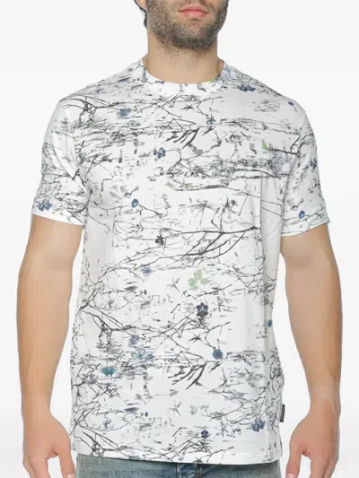 Armani Exchange Crew-neck T-shirt In White