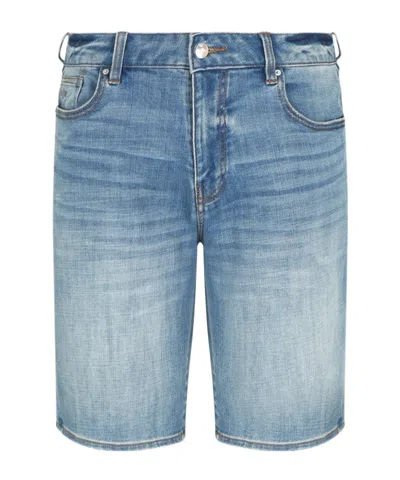 Armani Exchange Cropped Jeans In Blue