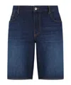 Armani Exchange Cropped Jeans In Blue