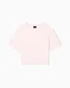 Armani Exchange Cropped T-shirts In Pink