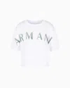 Armani Exchange Cropped T-shirts In White