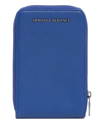 Armani Exchange Crossbody Bag In Blue