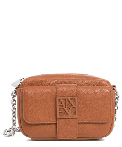 Armani Exchange Crossbody Bag In Brown
