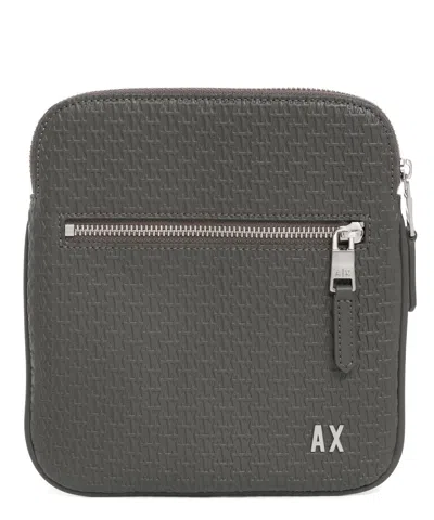 Armani Exchange Crossbody Bag In Grey