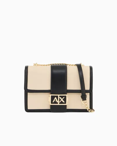 Armani Exchange Crossbody Bag Made Of Smooth Material In Multi