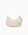 Armani Exchange Schultertasche Mit Logo-stempel In Beige