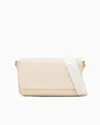 Armani Exchange Crossbody Bag With Logo In Beige