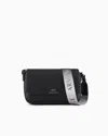Armani Exchange Gradient Logo Shoulder Strap Crossbody Bag In Black