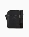 Armani Exchange Logo-print Messenger Bag In Black