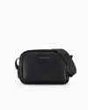 Armani Exchange Logo-plaque Messenger Bag In Black