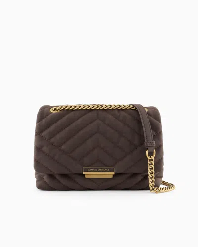 Armani Exchange Crossbody Bags In Brown