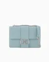 Armani Exchange Crossbody Bags In Light Blue