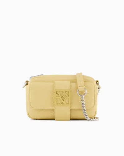 Armani Exchange Crossbody Bags In Yellow