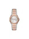 Armani Exchange Three-hand Watch With Steel Strap