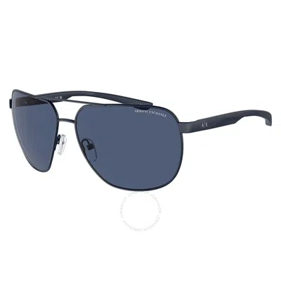 Armani Exchange Man Sunglasses Ax2047s In Dark Blue