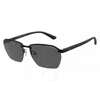 Armani Exchange Men's 59mm Matte Black Sunglasses