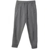 Shop Armani Exchange Debossed Logonjogger Pants In Grey Cotton