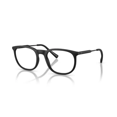 Armani Exchange Demo Oval Men's Eyeglasses Ax3127 8078 52 In Black