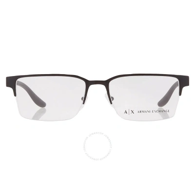 Armani Exchange Demo Rectangular Men's Eyeglasses Ax1046 6000 55 In Black