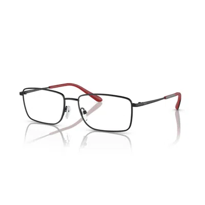 Armani Exchange Demo Rectangular Men's Eyeglasses Ax1057 6000 56 In Black