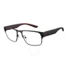 Armani Exchange Demo Rectangular Men's Eyeglasses Ax1059 6000 54
