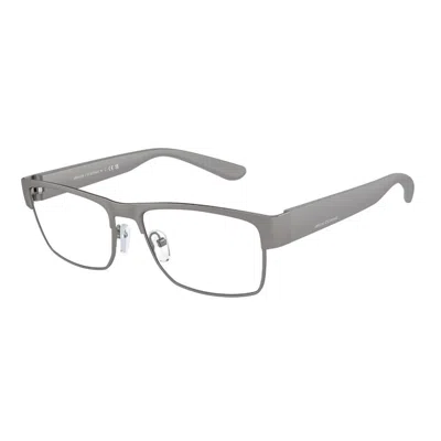 Armani Exchange Demo Rectangular Men's Eyeglasses Ax1065 6003 56 In Gray