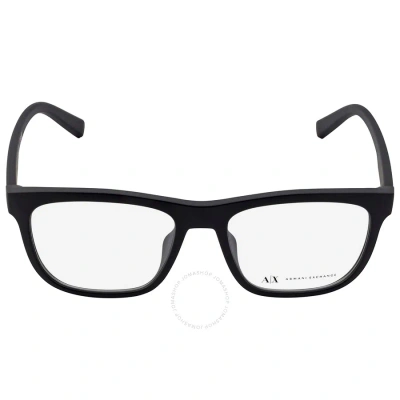 Armani Exchange Demo Rectangular Men's Eyeglasses Ax3050f 8078 55 In N/a