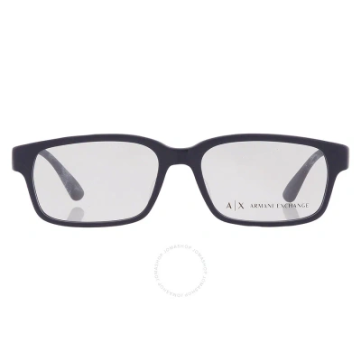 Armani Exchange Demo Rectangular Men's Eyeglasses Ax3091f 8181 56 In N/a