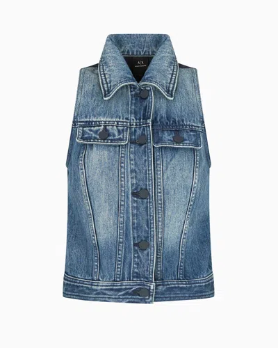 Armani Exchange Denim Jackets In Blue