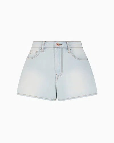 Armani Exchange Denim Shorts In Blue
