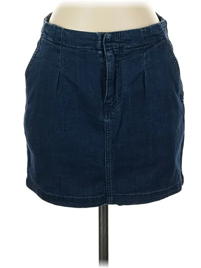 Pre-owned Armani Exchange Denim Skirt In Blue