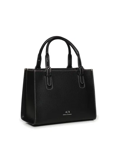 Armani Exchange Double Handle Black Bag