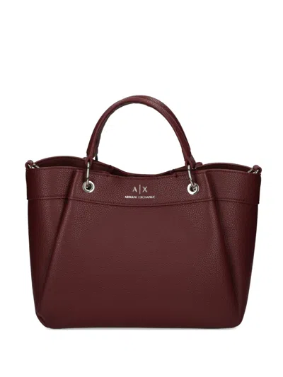 Armani Exchange Double-handle Tote Bag In Red