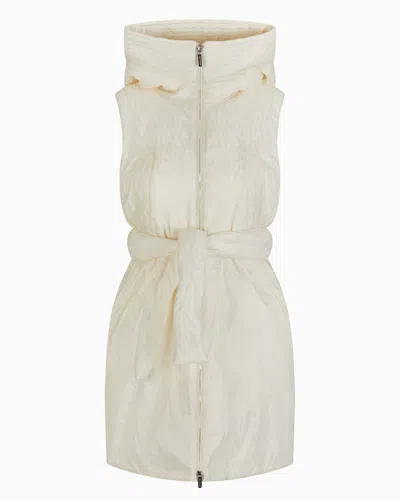 Armani Exchange Down Gilets In White