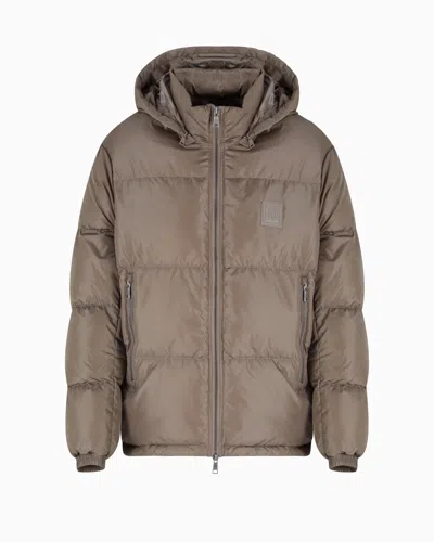 Armani Exchange Down Jackets In Brown