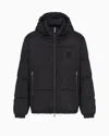 Armani Exchange Padded Jacket In Black