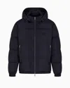 Armani Exchange Down Jackets In Navy Blue