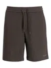 Armani Exchange Drawstring Shorts In Brown