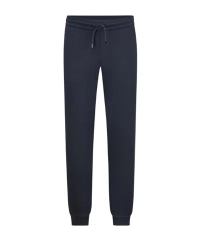 Armani Exchange Drawstring Sweatpants In Blue