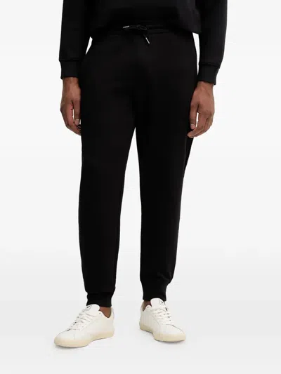 Armani Exchange Drawstring Track Pants In Black