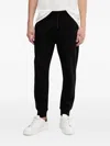 Armani Exchange Drawstring Trousers In Black