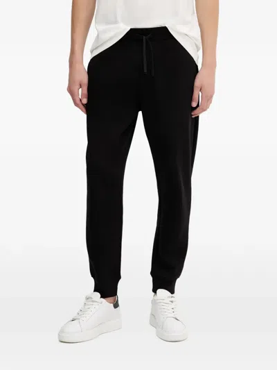 Armani Exchange Drawstring Trousers In Black