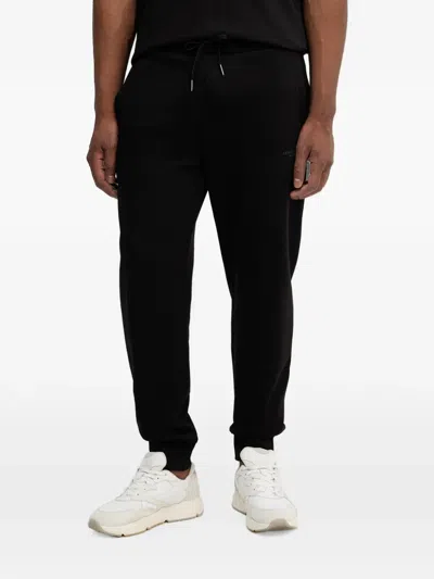 Armani Exchange Drawstring Trousers In Black