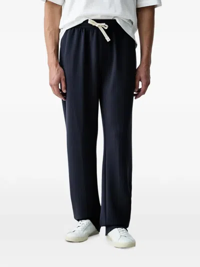 Armani Exchange Drawstring-waist Track Pants In Blue