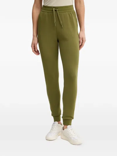 Armani Exchange Drawstring-waist Track Pants In Green