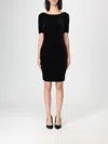 Armani Exchange Dress  Woman Color Black In Black