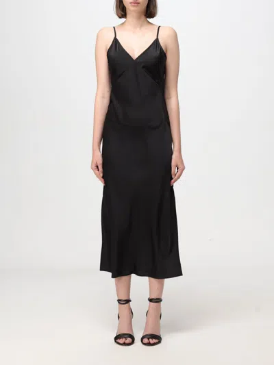 Armani Exchange Dress  Woman Color Black In 黑色