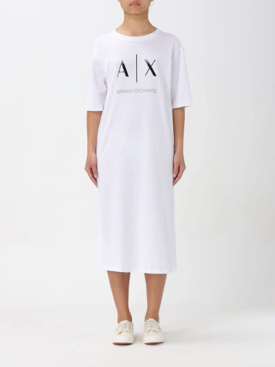 Armani Exchange 连衣裙  女士 颜色 白色 In White