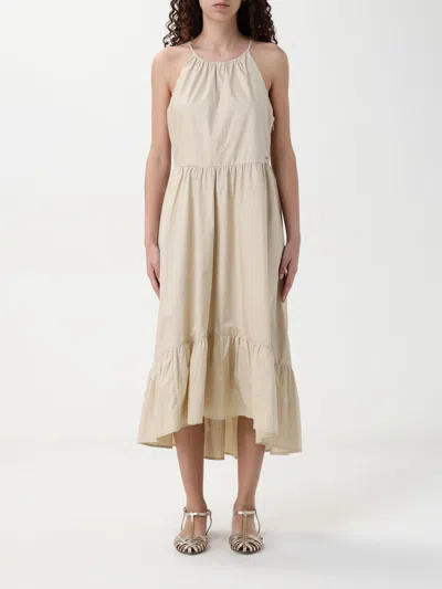 ARMANI EXCHANGE DRESS ARMANI EXCHANGE WOMAN COLOR YELLOW CREAM,G77788090