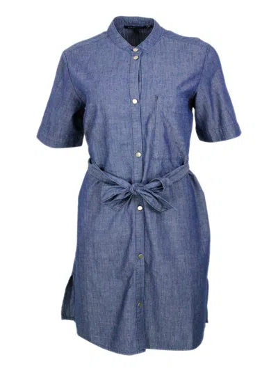 Armani Exchange Dresses In Navy